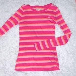 Y2K/ Vintage Hollister Striped Long Sleeve Tee